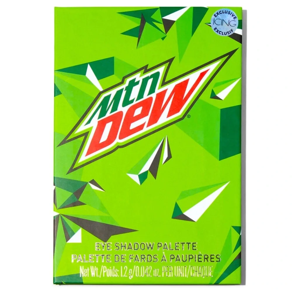 Mountain Dew Eyeshadow Palette 9 colors NWT